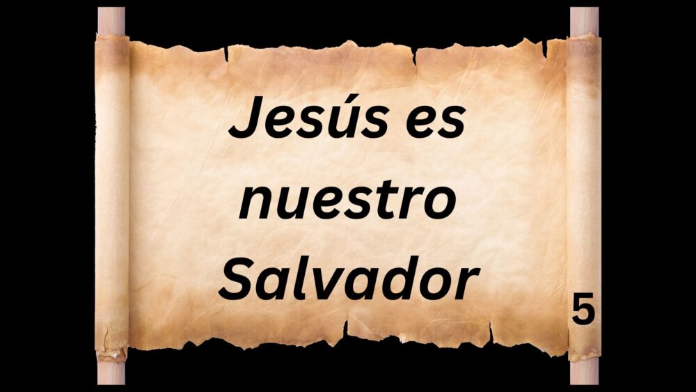 Jesús es nuestro Salvador Image